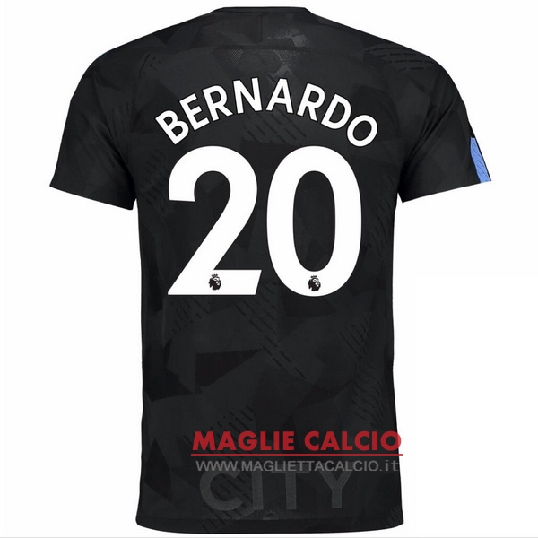 maglietta manchester city 2017-2018 bernardo 20 terza