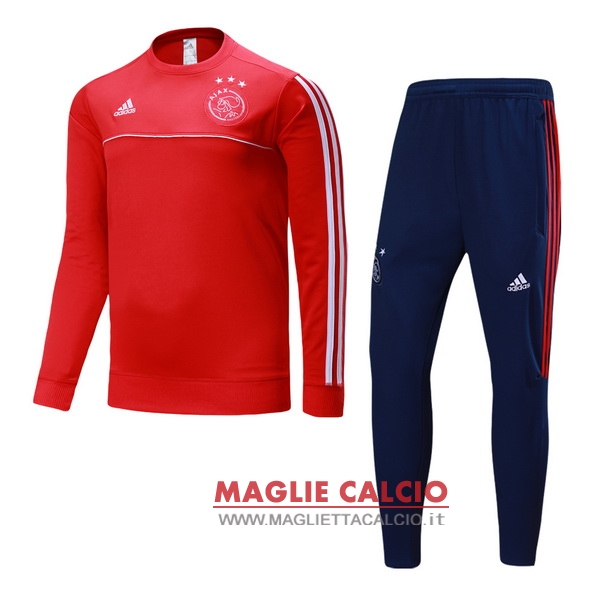 nuova ajax insieme completo rosso bianco blu 2017-2018