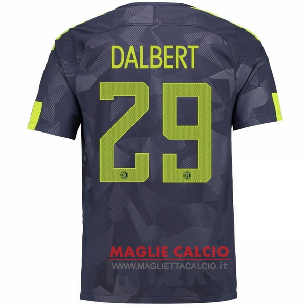 nuova maglietta inter milan 2017-2018 dalbert 29 terza