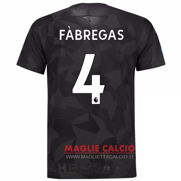 nuova maglietta chelsea 2017-2018 fabregas 4 terza