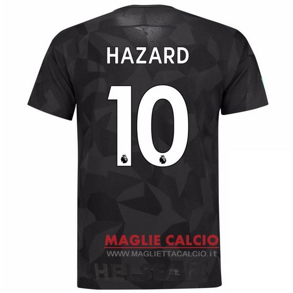 nuova maglietta chelsea 2017-2018 hazard 10 terza