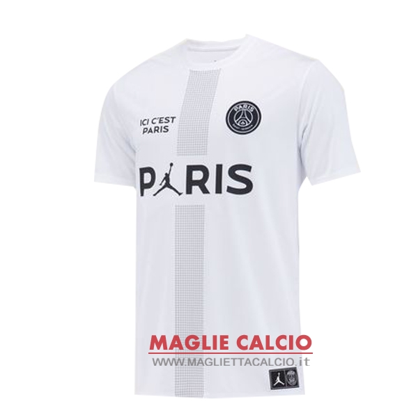 nuova formazione divisione magliette paris saint germain 2018-2019 bianco