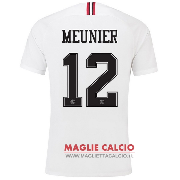 nuova maglietta paris saint germain 2018-2019 meunier 12 terza seconda