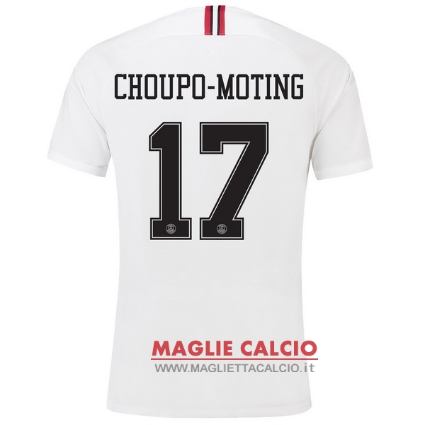 nuova maglietta paris saint germain 2018-2019 choupo moting 17 terza seconda