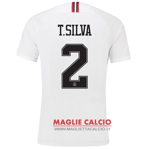 nuova maglietta paris saint germain 2018-2019 t.silva 2 terza seconda