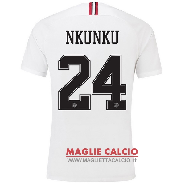 nuova maglietta paris saint germain 2018-2019 nkunku 24 terza seconda