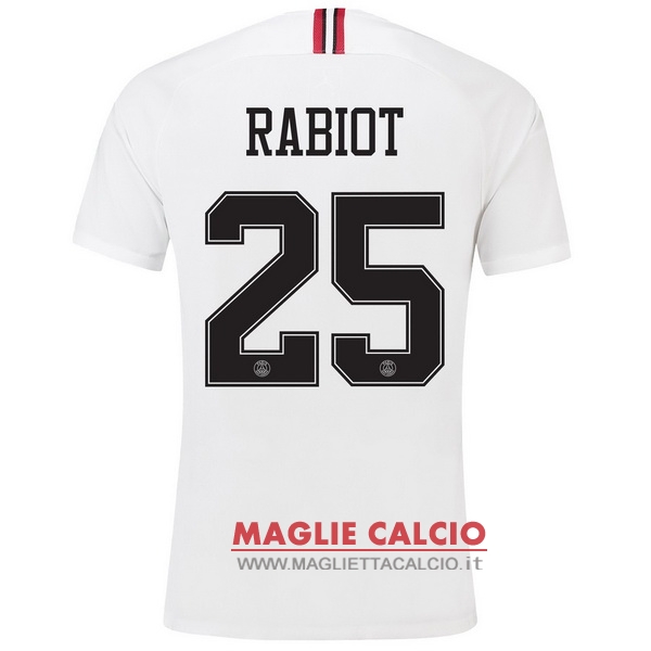 nuova maglietta paris saint germain 2018-2019 rabiot 25 terza seconda