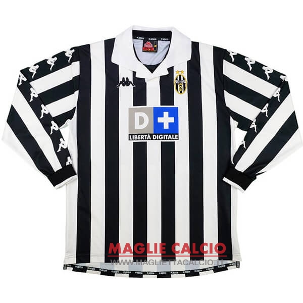 nuova prima divisione magliette manica lunga juventus retro 1999-2000