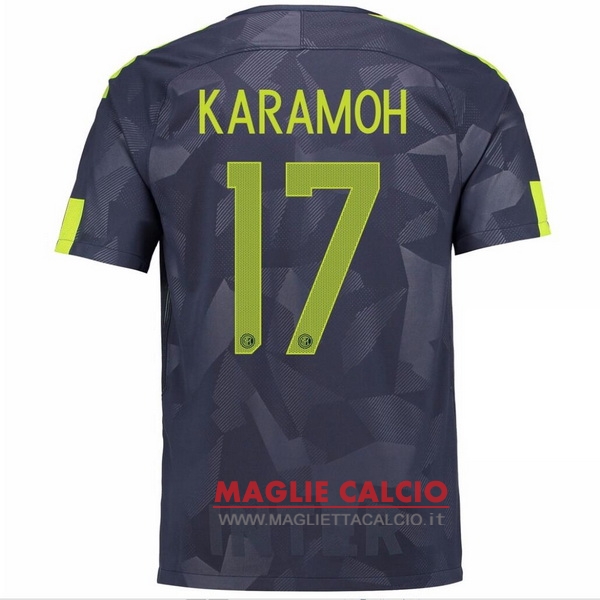 nuova maglietta inter milan 2017-2018 karamoh 17 terza