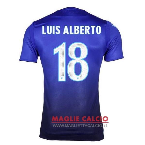 nuova maglietta lazio 2017-2018 luis alberto 18 terza