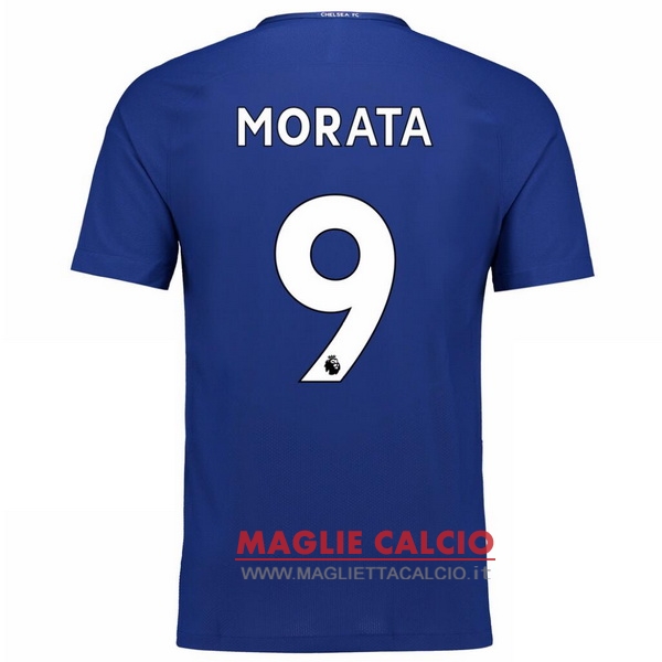 nuova maglietta chelsea 2017-2018 morata 9 prima