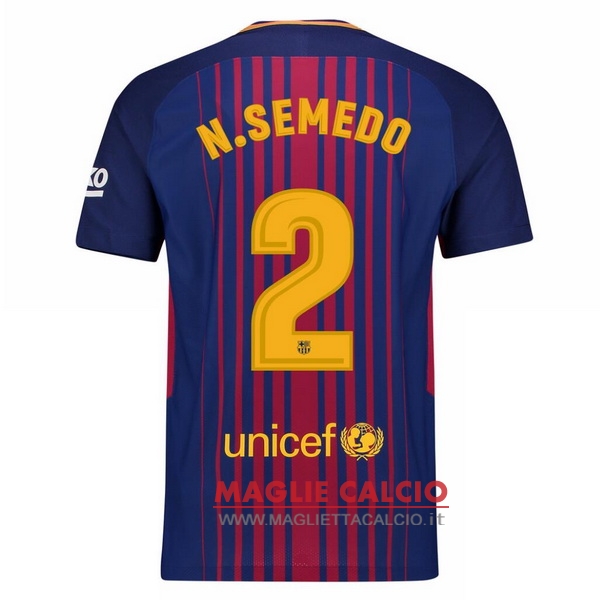 nuova maglietta barcellona 2017-2018 n.semedo 2 prima