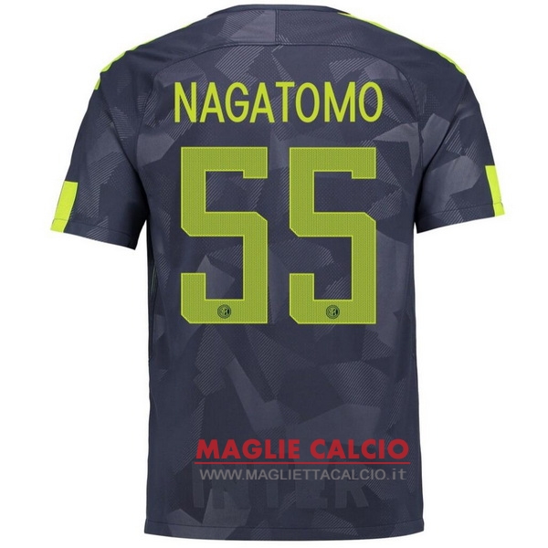 nuova maglietta inter milan 2017-2018 nagatomo 55 terza