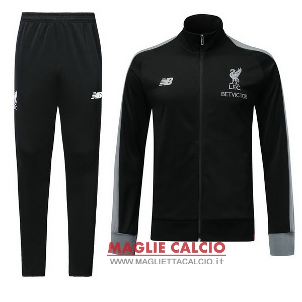 nuova liverpool insieme completo nero giacca 2018-2019