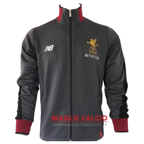 liverpool grigio rosso nuova giacca 2017-2018