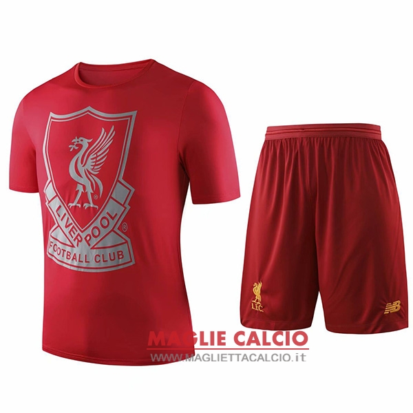 nuova formazione insieme completo divisione magliette liverpool 2019-2020 rosso