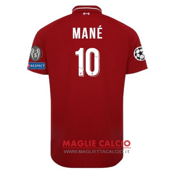 nuova maglietta liverpool 2018-2019 mane 10 prima