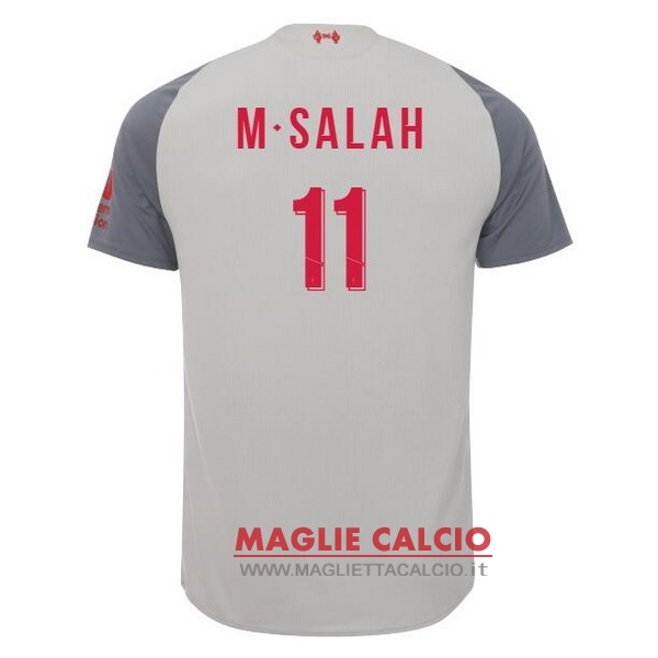 nuova maglietta liverpool 2018-2019 m.salah 11 terza