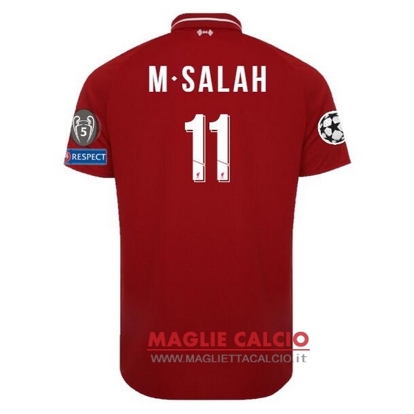 nuova maglietta liverpool 2018-2019 m.salah 11 prima