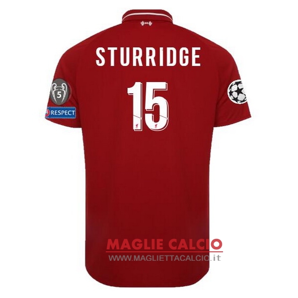 nuova maglietta liverpool 2018-2019 sturridge 15 prima