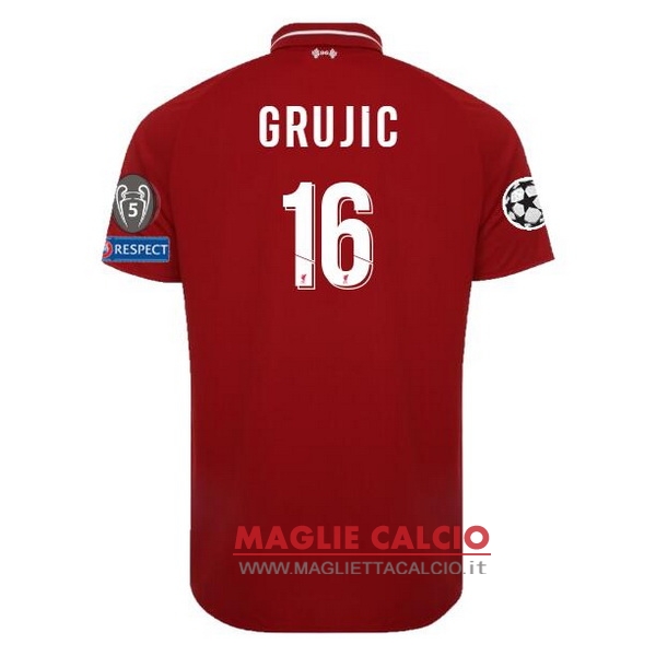 nuova maglietta liverpool 2018-2019 grujic 16 prima