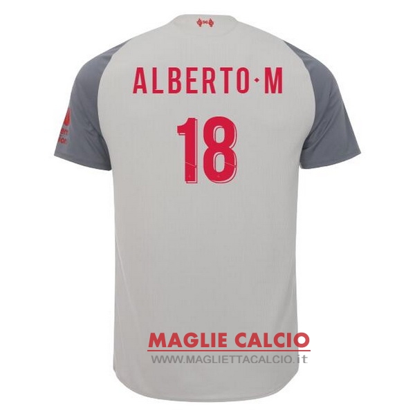 nuova maglietta liverpool 2018-2019 alberto.m 18 terza