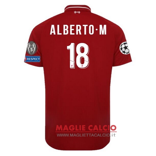 nuova maglietta liverpool 2018-2019 alberto.m 18 prima