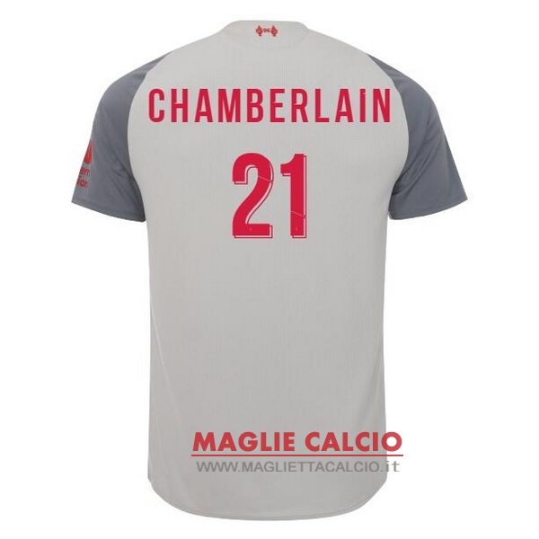 nuova maglietta liverpool 2018-2019 chamberlain 21 terza