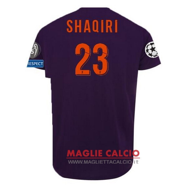 nuova maglietta liverpool 2018-2019 shaqiri 23 seconda