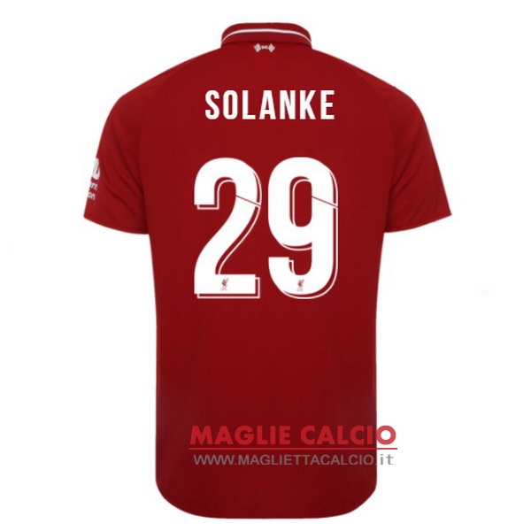 nuova maglietta liverpool 2018-2019 solanke 29 prima