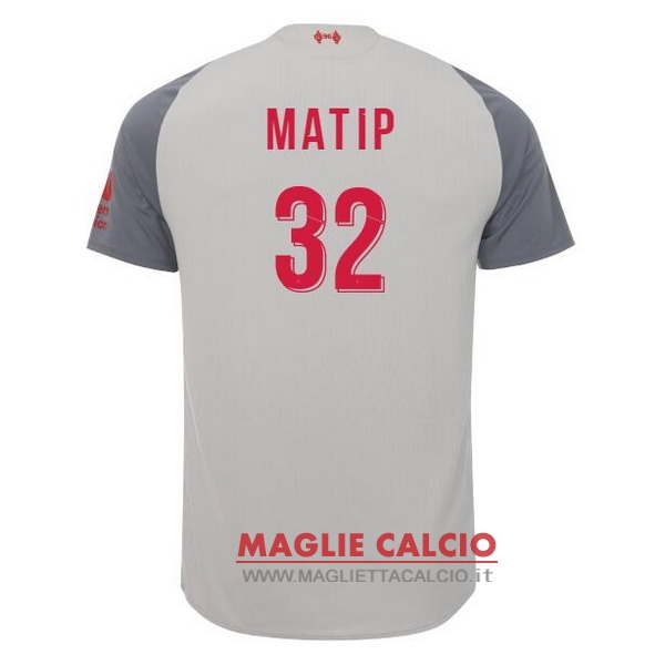 nuova maglietta liverpool 2018-2019 matip 32 terza