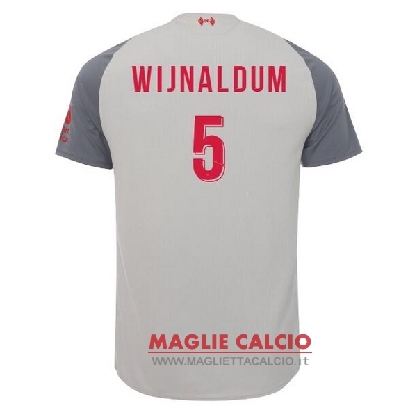 nuova maglietta liverpool 2018-2019 wijnaldum 5 terza