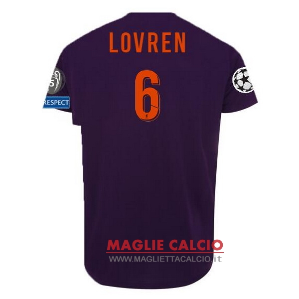 nuova maglietta liverpool 2018-2019 lovren 6 seconda