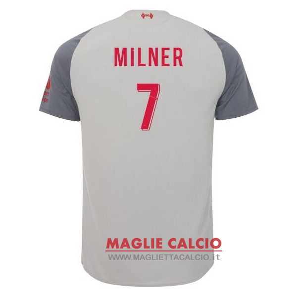 nuova maglietta liverpool 2018-2019 milner 7 terza