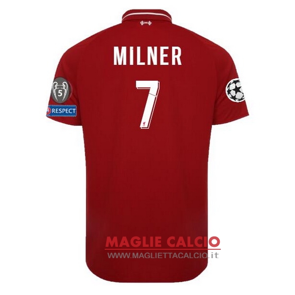 nuova maglietta liverpool 2018-2019 milner 7 prima