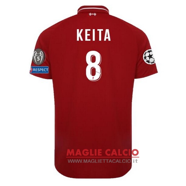 nuova maglietta liverpool 2018-2019 keita 8 prima