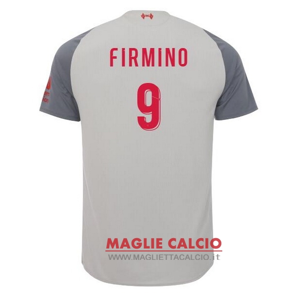 nuova maglietta liverpool 2018-2019 firmino 9 terza