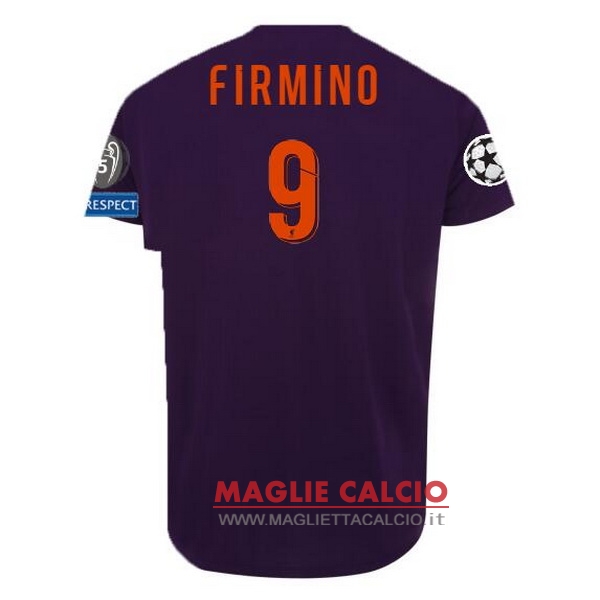 nuova maglietta liverpool 2018-2019 firmino 9 seconda