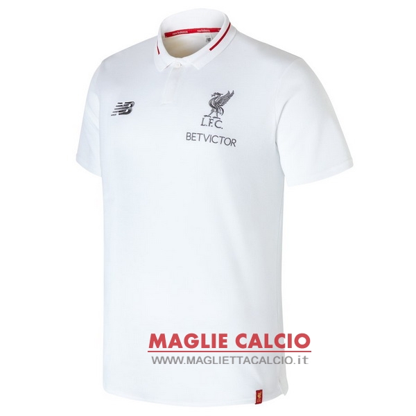 liverpool bianco rosso magliette polo nuova 2017-2018