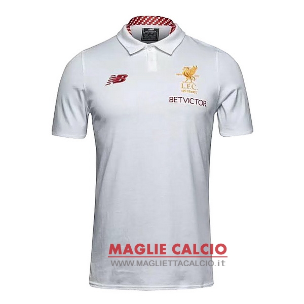 liverpool bianco magliette polo nuova 2017-2018