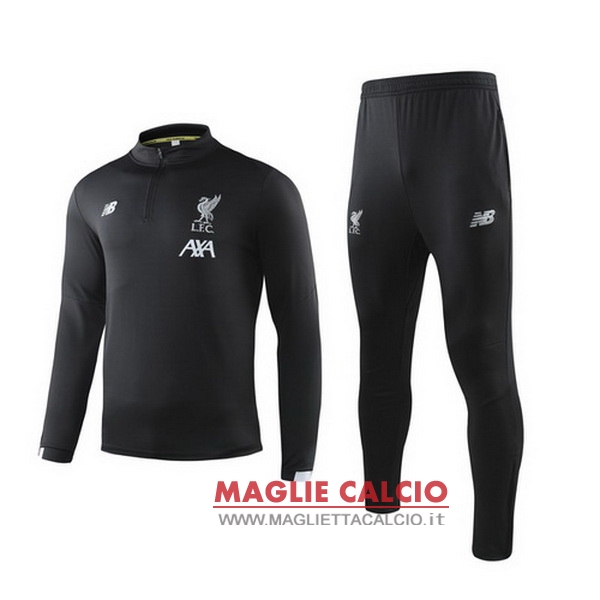 nuova liverpool insieme completo nero grigio giacca 2019-2020