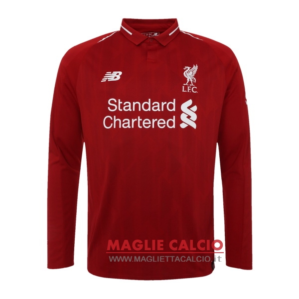 nuova prima divisione magliette manica lunga liverpool 2018-2019