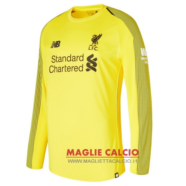 nuova prima divisione magliette manica lunga portiere liverpool 2018-2019