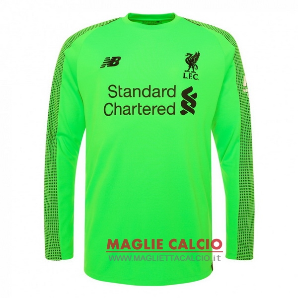 nuova seconda portiere divisione magliette manica lunga liverpool 2018-2019