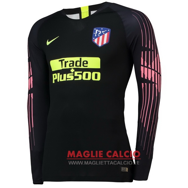 nuova manica lunga portiere atletico madrid 2018-2019 nero