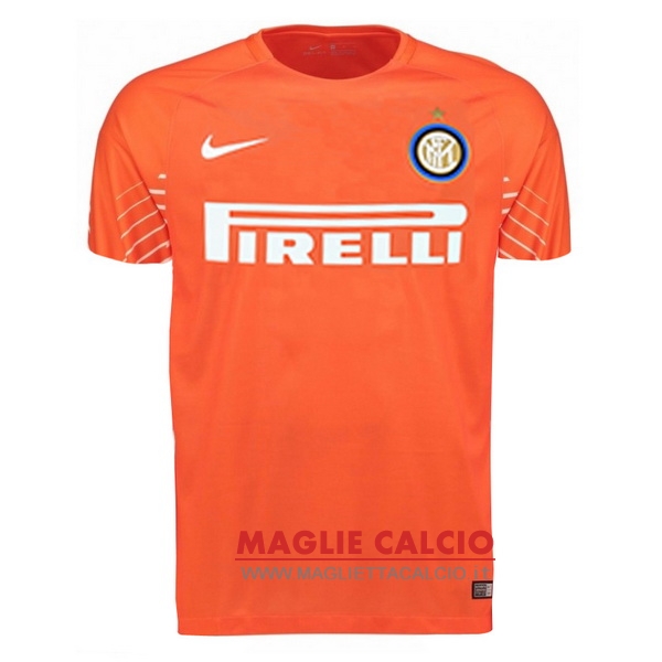 nuova portiere divisione magliette inter milan 2017-2018 arancione