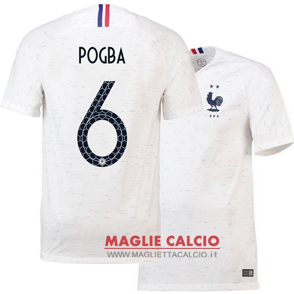 nuova championne du monde maglietta francia 2018 pogba 6 sconda