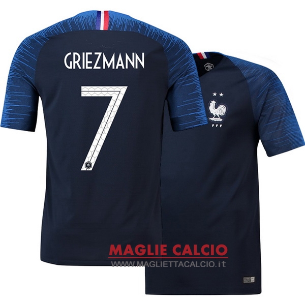 nuova championne du monde maglietta francia 2018 griezmann 7 prima