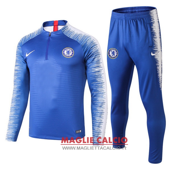 nuova chelsea insieme completo blu bianco bambino giacca 2018-2019