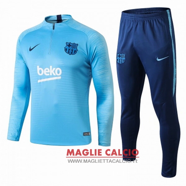 nuova barcelona set completo blu luce giacca 2018-2019